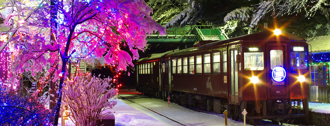 冬のわたらせ渓谷鐵道